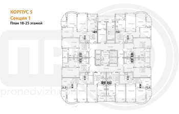 Миниатюра 2-комнатная квартира, 66.3кв.м