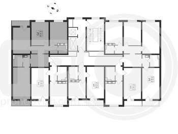 Миниатюра 3-комнатная квартира, 88.7кв.м