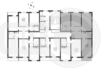 Миниатюра 3-комнатная квартира, 90.7кв.м