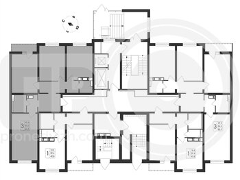 Миниатюра 3-комнатная квартира, 85.9кв.м