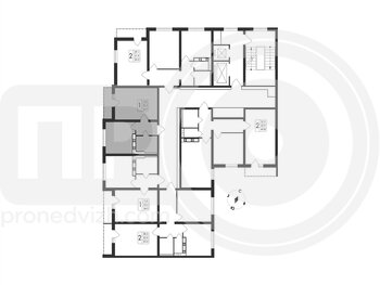 Миниатюра 1-комнатная квартира, 34.9кв.м