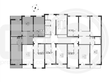 Миниатюра 3-комнатная квартира, 88.7кв.м
