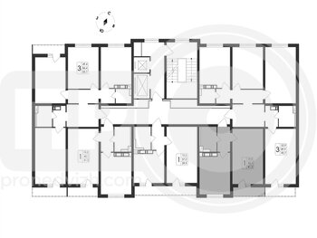 Миниатюра 1-комнатная квартира, 41.5кв.м