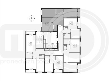 Миниатюра 3-комнатная квартира, 71.11кв.м