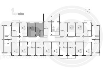 Миниатюра 1-комнатная квартира, 37.4кв.м