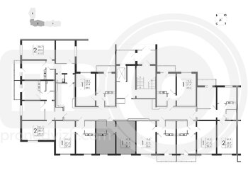 Миниатюра 1-комнатная квартира, 37.4кв.м