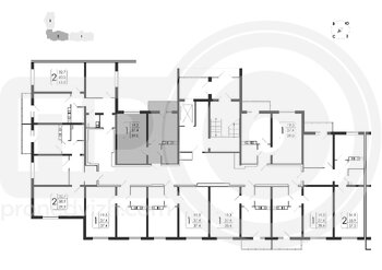 Миниатюра 1-комнатная квартира, 39кв.м
