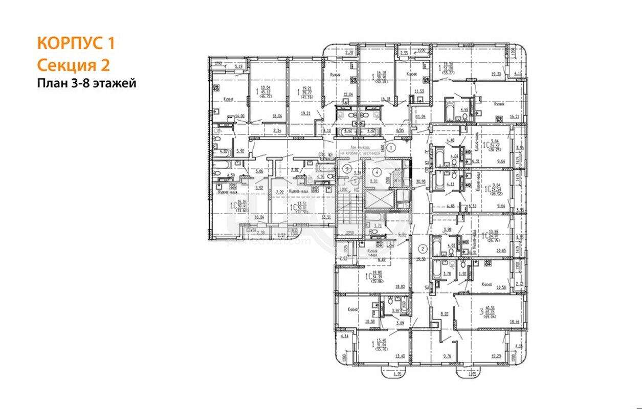 квартира-студия, 31,59кв.м.