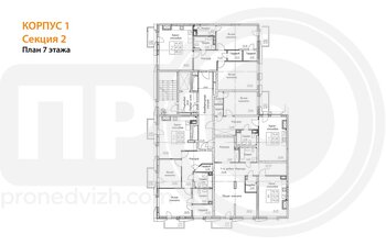 Миниатюра 2-комнатная квартира, 90.09кв.м