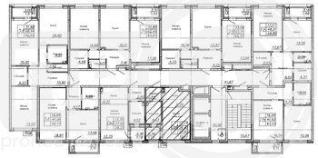 Миниатюра 2-комнатная квартира, 65.37кв.м