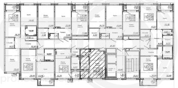 Миниатюра 1-комнатная квартира, 49.45кв.м