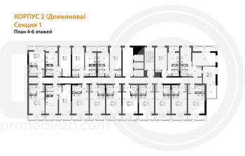 Миниатюра квартира-студия, 30,77кв.м.