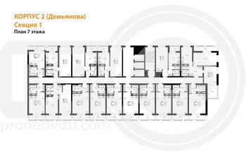 Миниатюра квартира-студия, 33,11кв.м.