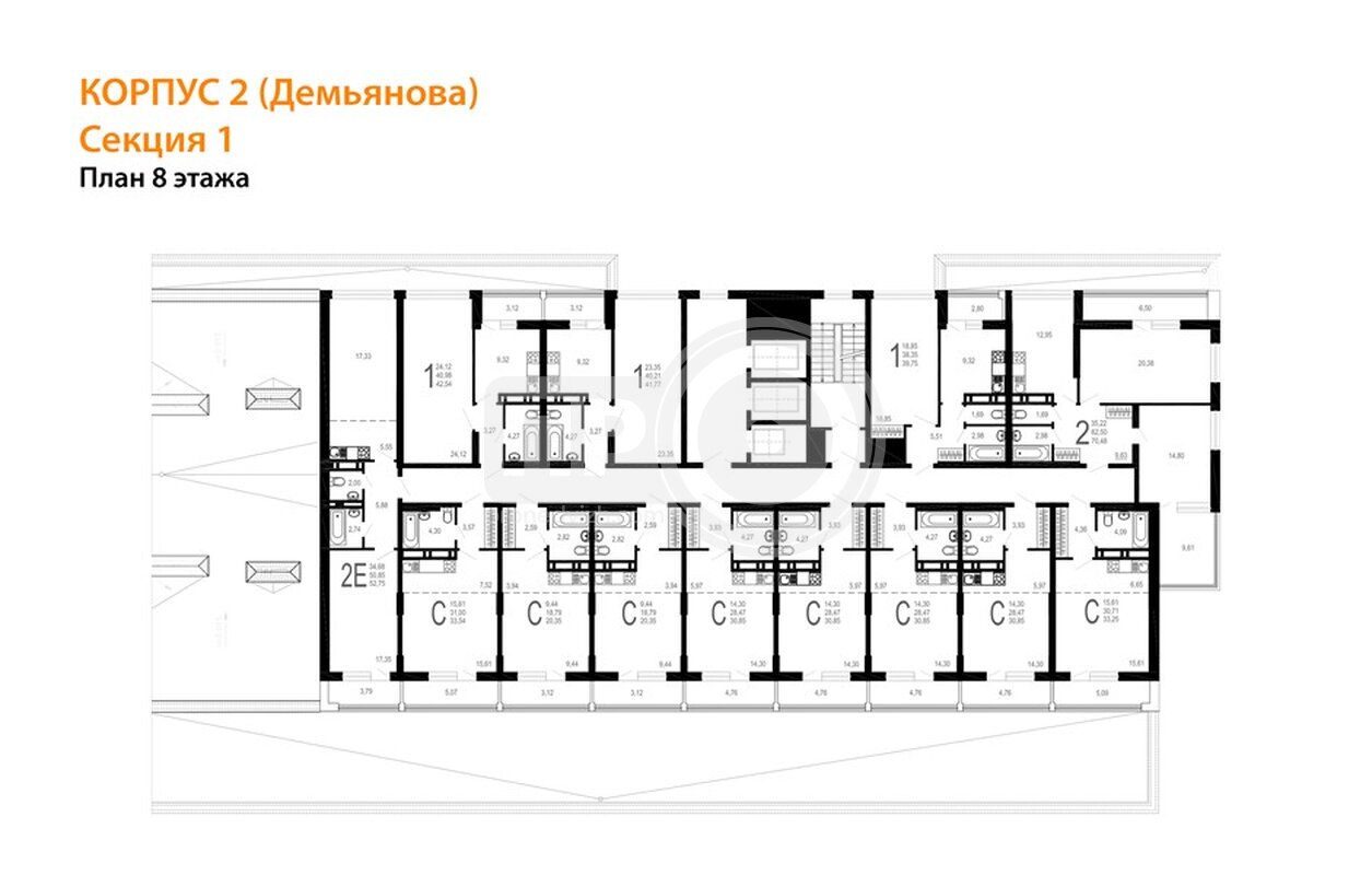 квартира-студия, 30,85кв.м.