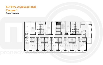 Миниатюра квартира-студия, 30,85кв.м.
