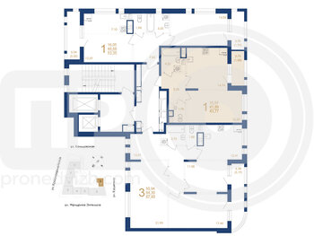 Миниатюра 1-комнатная квартира, 43.77кв.м