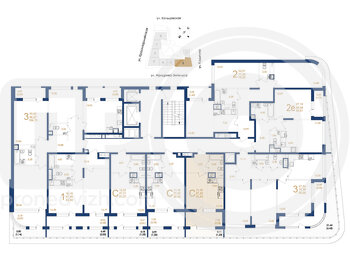 Миниатюра 1-комнатная квартира, 32.43кв.м