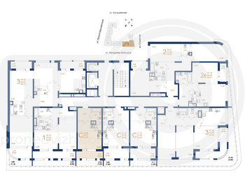 Миниатюра 1-комнатная квартира, 31.37кв.м