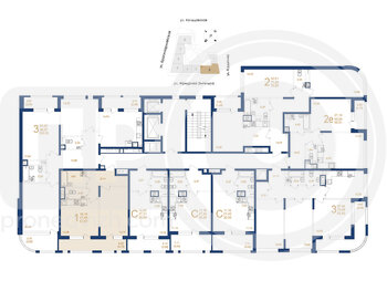 Миниатюра 1-комнатная квартира, 51.57кв.м