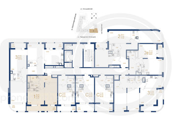 Миниатюра 1-комнатная квартира, 51.57кв.м