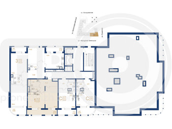Миниатюра 1-комнатная квартира, 51.57кв.м