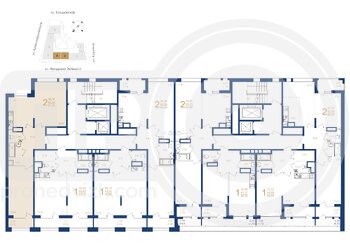 Миниатюра 2-комнатная квартира, 67.19кв.м