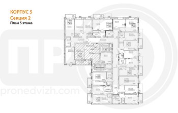 Миниатюра 3-комнатная квартира, 89.76кв.м
