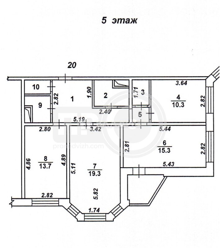 3к, 5/17 К, Россия, Воронеж, улица Артамонова, 38В, 79.2 кв.м