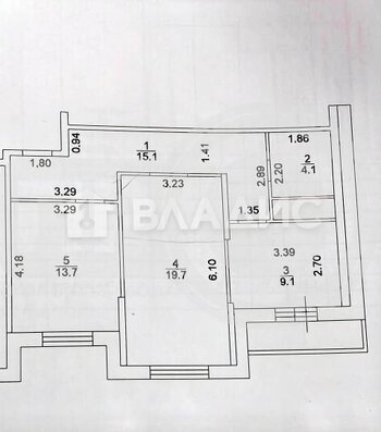 Миниатюра 2к, 14/17 К, Россия, Воронеж, Олимпийский бульвар, 6, 61.7 кв.м