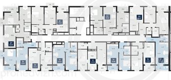 Миниатюра 1-комнатная квартира, 41кв.м