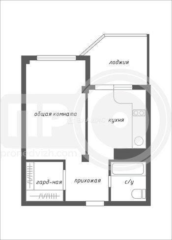 Миниатюра 1к, 10/17 К, Россия, Воронеж, улица Тимирязева, 27А, 33 кв.м