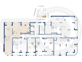 Миниатюра 3-комнатная квартира, 103.23кв.м
