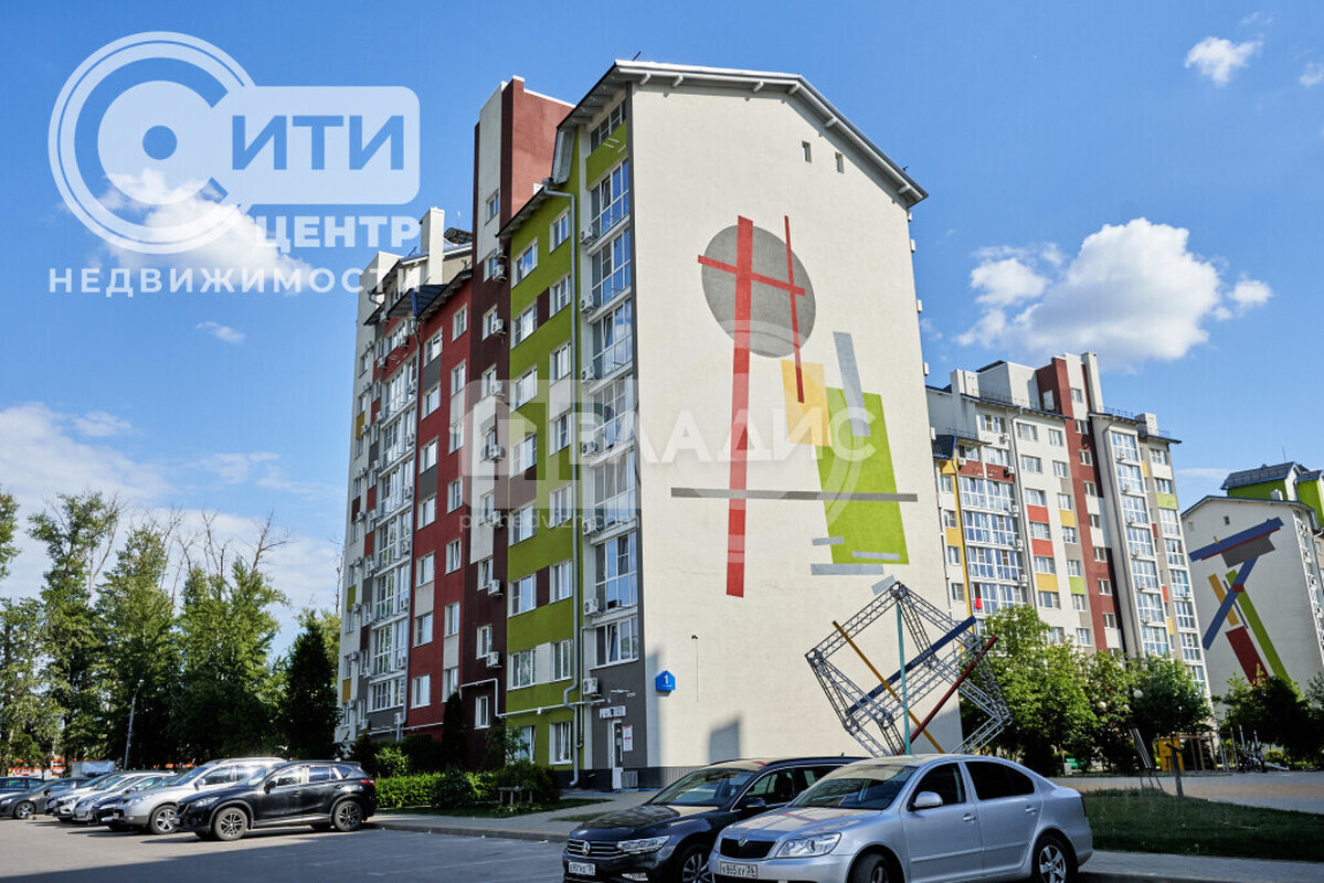 1к, 7/10 К, Россия, Воронежская область, село Новая Усмань, улица Площадь Малевича, 1, 36 кв.м