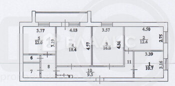 Миниатюра 4к, 5/9 К, Россия, Воронеж, Краснознамённая улица, 15, 95.6 кв.м