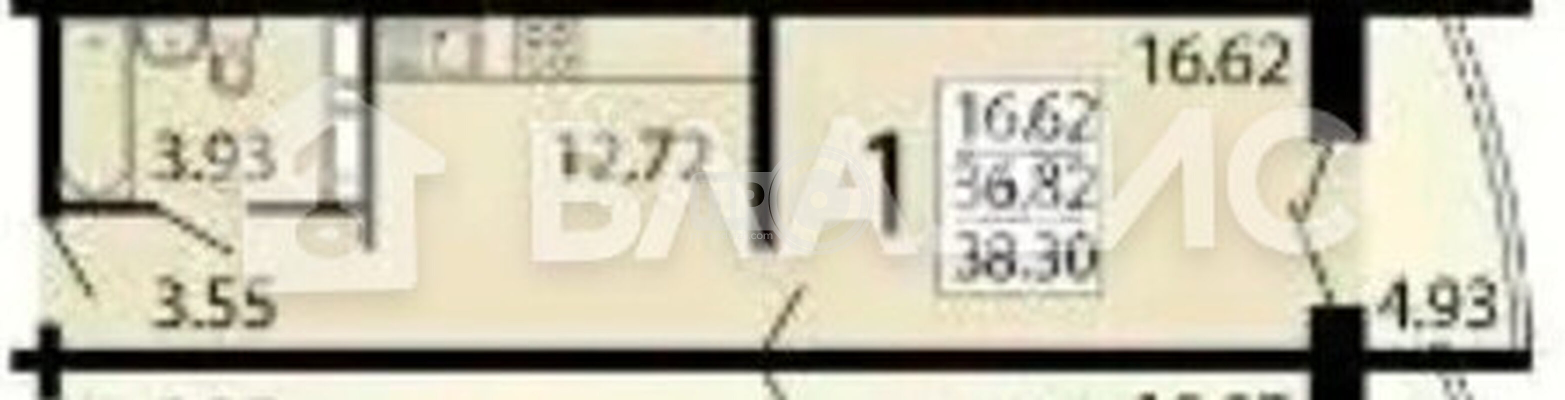 1к, 7/18 М, Россия, Воронеж, улица Космонавтов, 23В, 37 кв.м