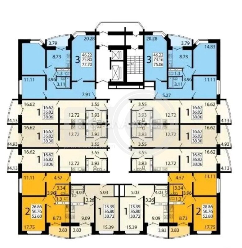 1к, 7/18 М, Россия, Воронеж, улица Космонавтов, 23В, 37 кв.м
