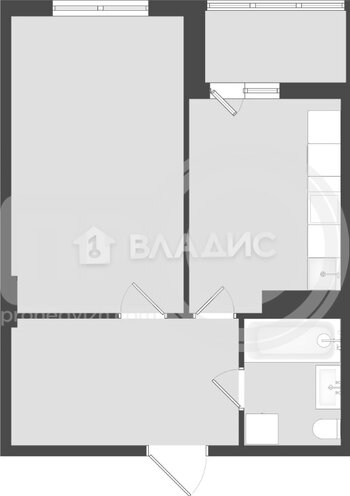 Миниатюра 1к, 15/17 К, Россия, Воронеж, улица Историка Костомарова, 46/4, 40 кв.м