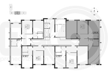 Миниатюра 3-комнатная квартира, 87.5кв.м