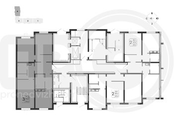 Миниатюра 3-комнатная квартира, 93.5кв.м
