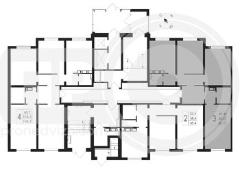Миниатюра 3-комнатная квартира, 85кв.м