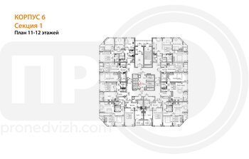 Миниатюра 2-комнатная квартира, 63.4кв.м