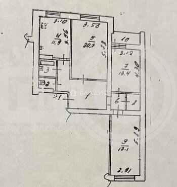 Миниатюра 3к, 5/13 К, Россия, Воронеж, Московский проспект, 117А, 85.8 кв.м
