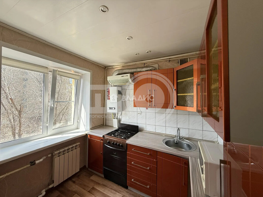 2к, 5/5 К, Россия, Воронеж, улица Куколкина, 29, 42.9 кв.м