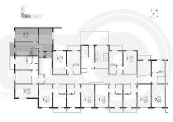 Миниатюра 2-комнатная квартира, 61.5кв.м