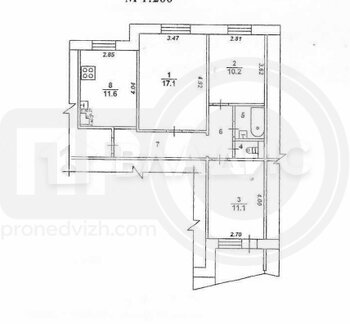 Миниатюра 3к, 8/9 П, Россия, Воронеж, улица Юлюса Янониса, 3, 62.9 кв.м