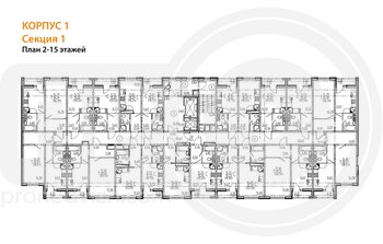 Миниатюра 1-комнатная квартира, 36.29кв.м