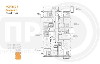 Миниатюра 1-комнатная квартира, 36.62кв.м