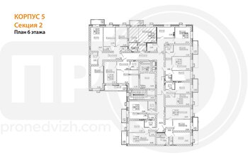 Миниатюра 1-комнатная квартира, 41.52кв.м
