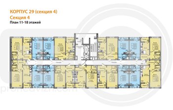 Миниатюра 1-комнатная квартира, 21.1кв.м