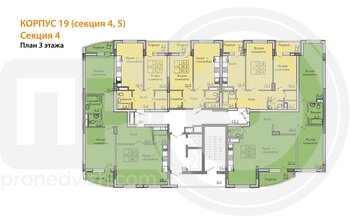 Миниатюра 2-комнатная квартира, 98.3кв.м